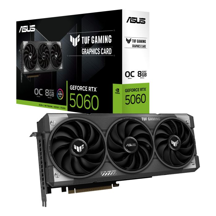 Видеокарта ASUS GeForce RTX 5060 8GB GDDR6 OC TUF-RTX5060-O8G-GAMING