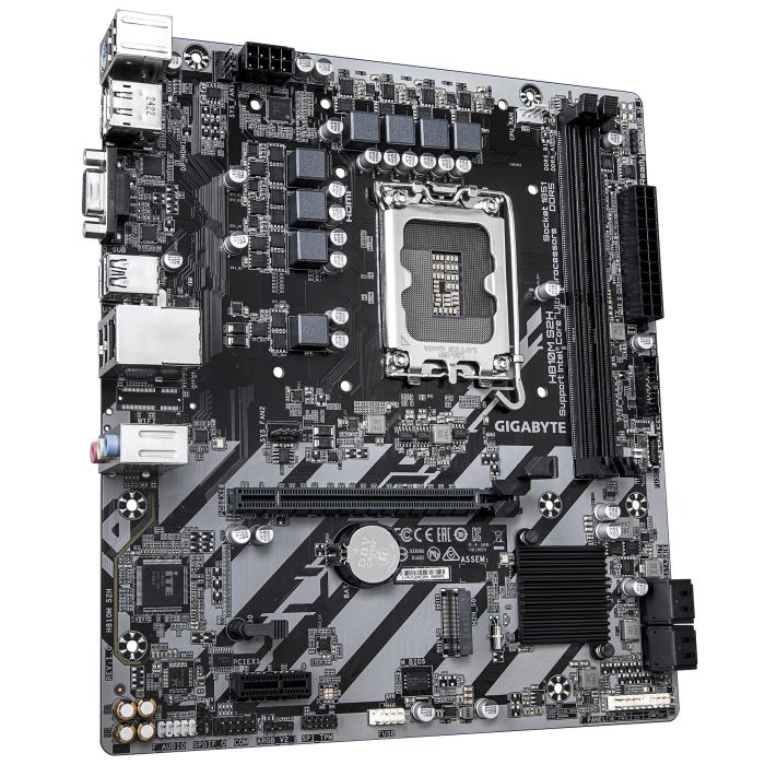 Материнська плата GIGABYTE H810M S2H s1851 H810 2xDDR5 HDMI DP D-Sub mATX