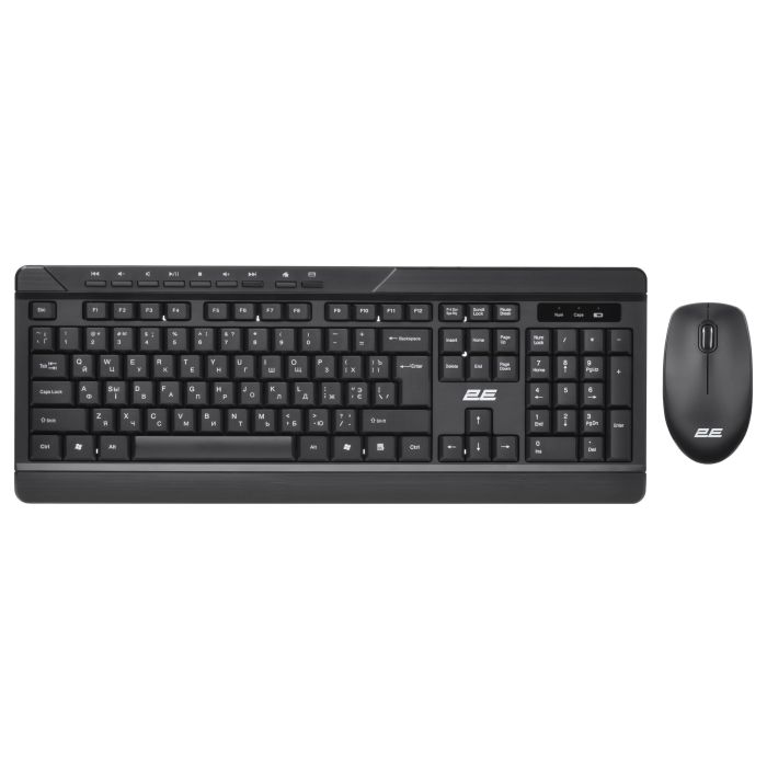 2E Combo keyboard and mouse MK410 WL, EN/UK/RU, black