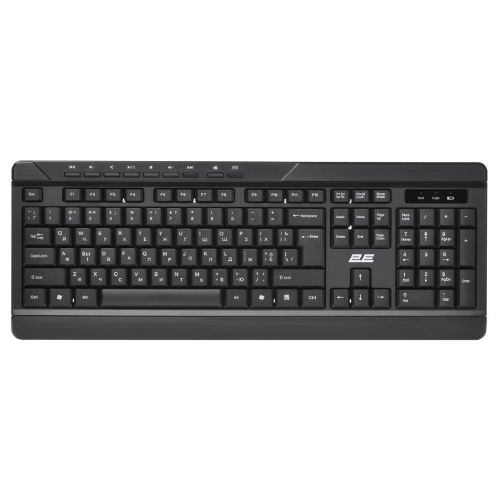 2E Combo keyboard and mouse MK410 WL, EN/UK/RU, black