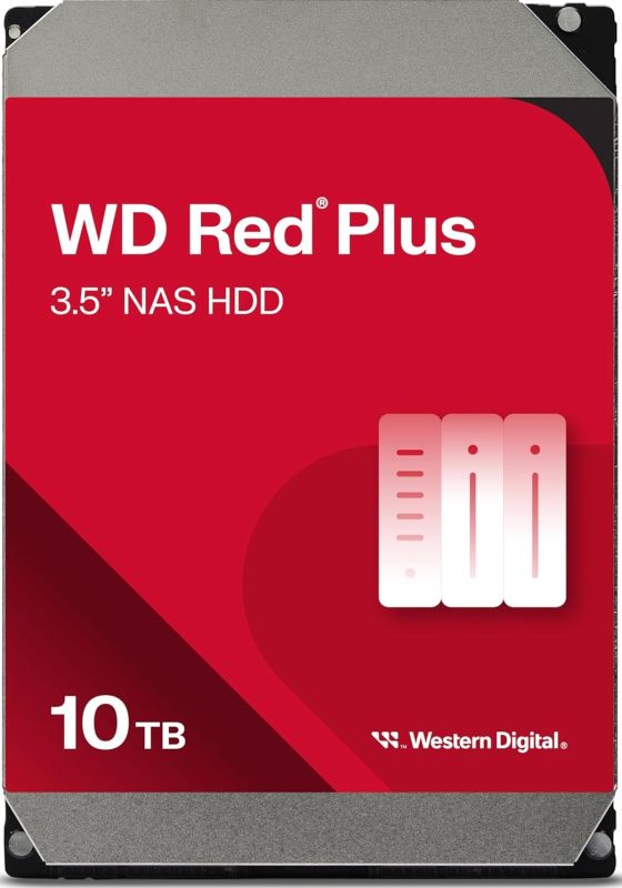 Жесткий диск WD 10TB 3.5" 7200 512MB SATA Red Plus NAS
