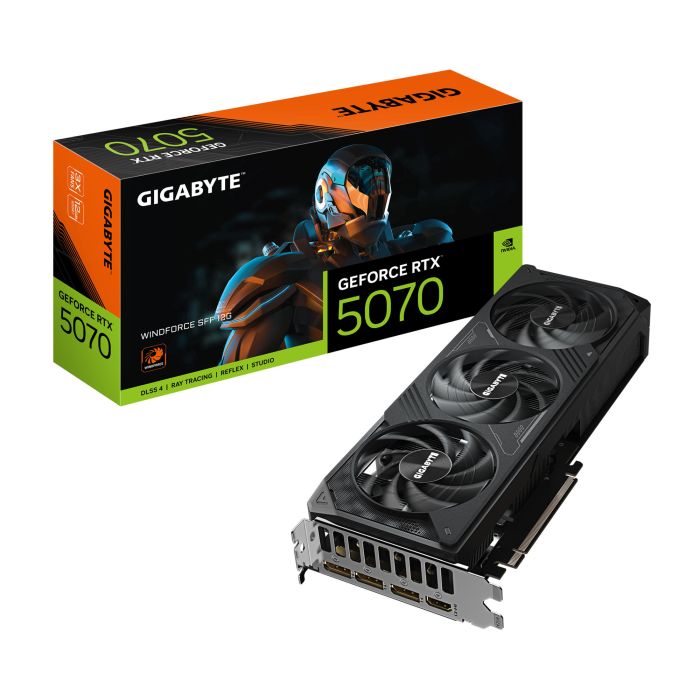 Видеокарта GIGABYTE GeForce RTX 5070 12GB GDDR7 WINDFORCE SFF