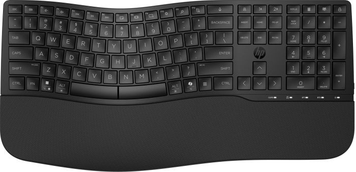 HP Combo keyboard and mouse 680 Comfort Dual-Mode, BT, EN/UK, black