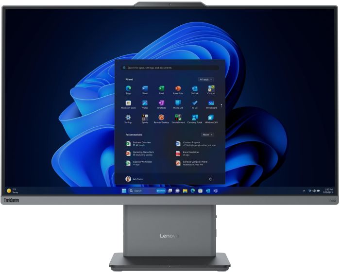 Комп'ютер персональний моноблок Lenovo ThinkCentre neo 50a 27-G5 27" FHD IPS AG, Intel i7-13620H, 32GB, F512GB, UMA, WiFi, кл+м, без ОС, сірий