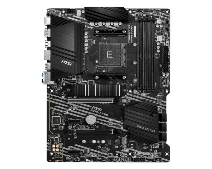 MSI Motherboard B550-A PRO sAM4 B550 4xDDR4 HDMI DP ATX