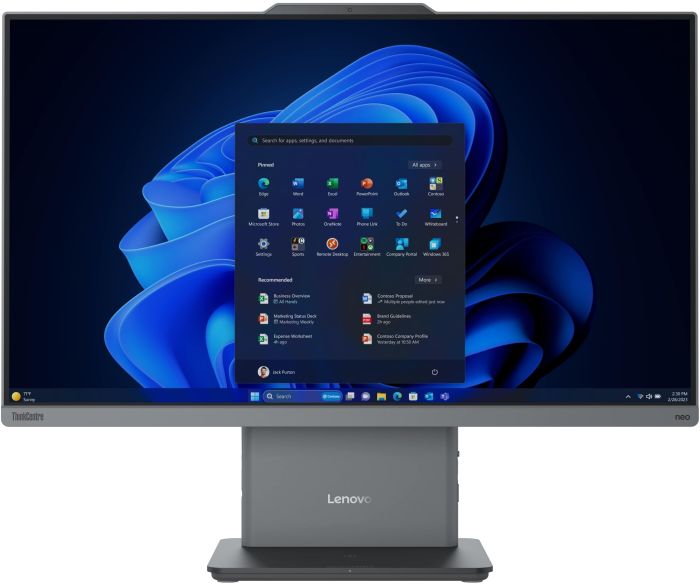 Lenovo AiO ThinkCentre neo 50a 24-G5 23.8" FHD IPS AG, Intel i3-1315U, 8GB, F256GB, UMA, WiFi, kb+m, NoOS, grey