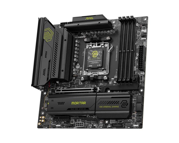 MSI Motherboard MAG B850M MORTAR WIFI sAM5 B850 4xDDR5 M.2 HDMI WiFi BT mATX