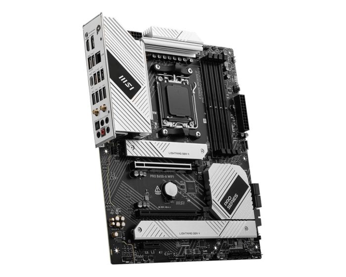 MSI Motherboard PRO B650-A WIFI sAM5 B650 4xDDR5 M.2 HDMI DP WiFi BT ATX