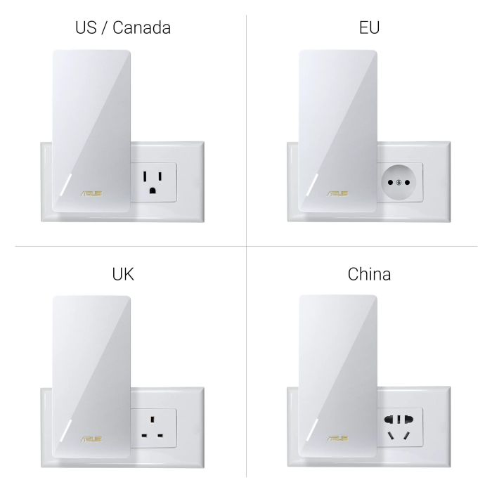 ASUS WiFi Range Extender RP-BE58 AX3000 1xGE LAN, MESH
