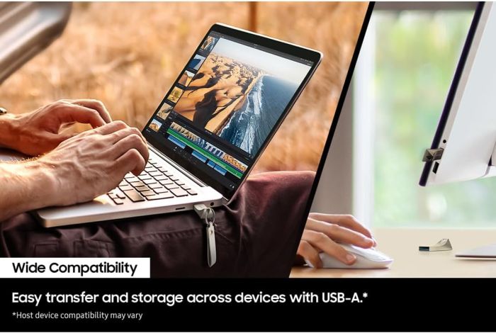 Накопичувач Samsung 512GB USB 3.1 Type-A Bar Plus Сірий