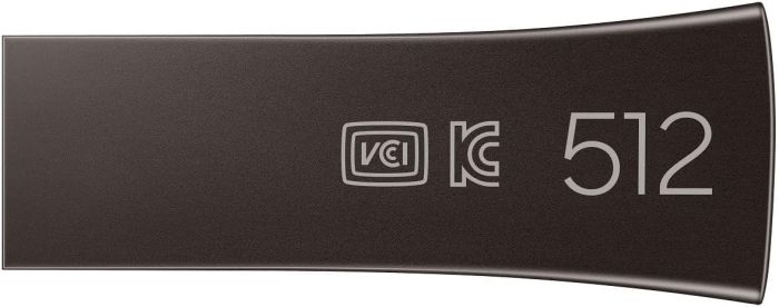 Накопичувач Samsung 512GB USB 3.1 Type-A Bar Plus Сірий