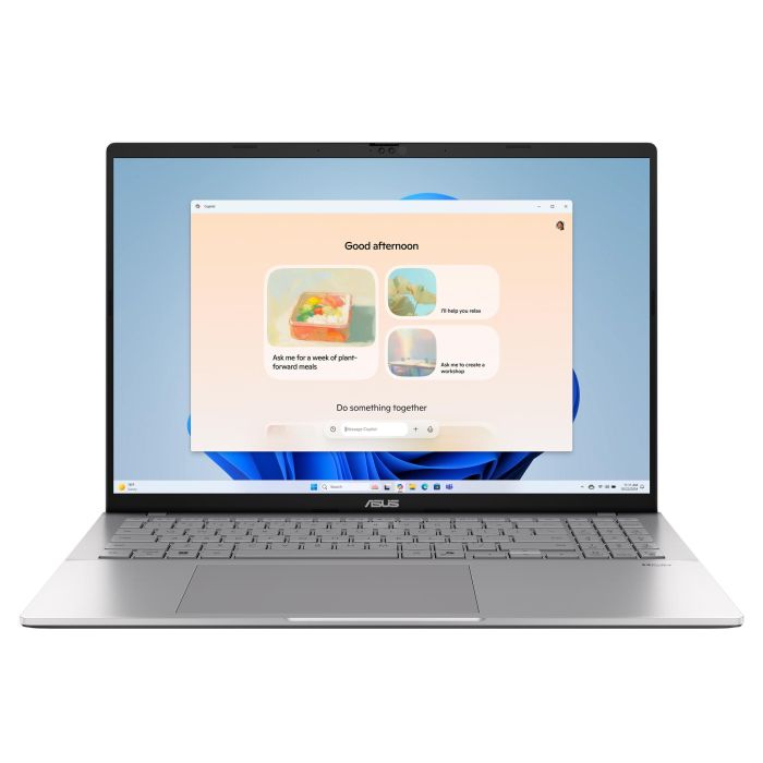 ASUS Notebook Vivobook S 16 S3607CA-RP008 16" WUXGA IPS, Intel Ultra 7 255H, 16GB, F1TB, UMA, NoOS, Silver
