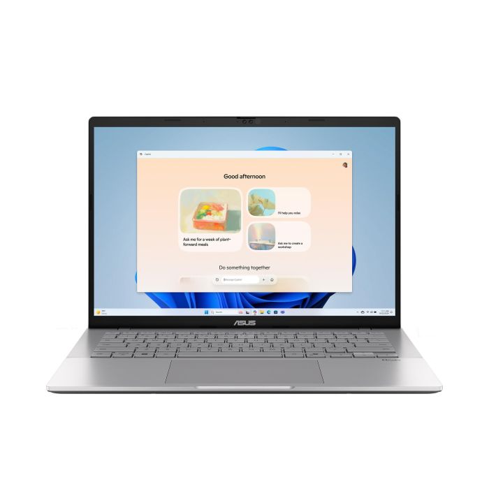 Ноутбук ASUS Vivobook S 14 S3407CA-LY009 14" WUXGA IPS, Intel Ultra 7 255H, 16GB, F1TB, UMA, NoOS, Серый