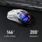 Миша GravaStar Mercury M1 Pro, BT/WL/USB-A, RGB, чорно-білий