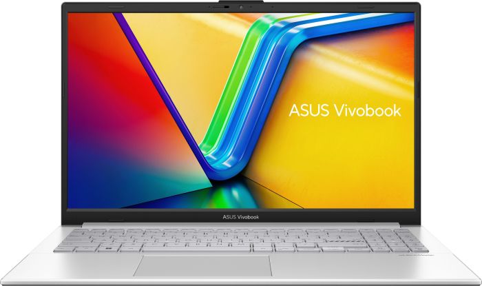 Ноутбук ASUS Vivobook Go 15 E1504FA-BQ1105 15.6" FHD IPS, AMD R3-7320U, 16GB, F512GB, UMA, NoOS, Серебристый