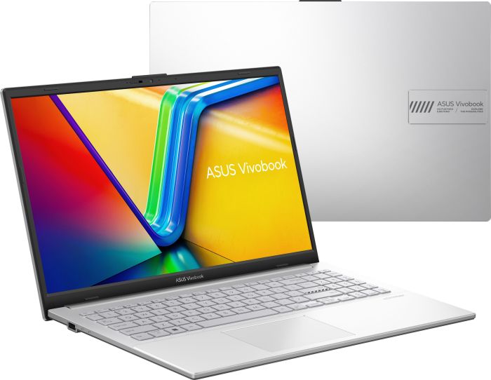 Ноутбук ASUS Vivobook Go 15 E1504FA-BQ1105 15.6" FHD IPS, AMD R3-7320U, 16GB, F512GB, UMA, NoOS, Серебристый