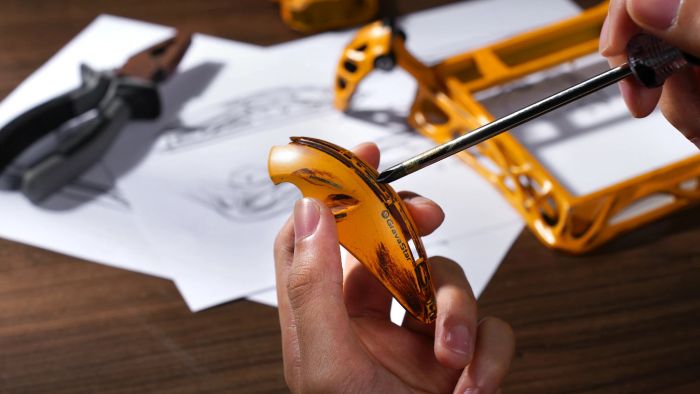 Клавиатура механическая GravaStar Mercury K1 Pro 80keys, GravaStar x Kailh Speedy Mint, BT/WL/USB, жовтий