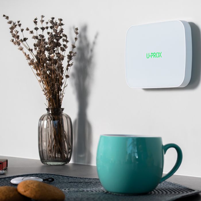 Security alarm kit U-Prox MPX G KF kit White, U-Prox MPX G, U-Prox PIR, U-Prox WDC, U-Prox Keyfob, wireless, white