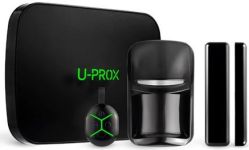 Комплект охоронної сигналізації U-Prox MPX L KF kit Black, U-Prox MPX L, U-Prox PIR, U-Prox WDC, U-Prox Keyfob B4, бездротовий, чорний