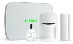 Комплект охоронної сигналізації U-Prox MPX L KF kit White, U-Prox MPX L, U-Prox PIR, U-Prox WDC, U-Prox Keyfob B4, бездротовий, білий