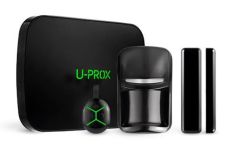 Комплект охоронної сигналізації U-Prox MPX LE KF kit Black, U-Prox MPX LE, U-Prox PIR, U-Prox WDC, U-Prox Keyfob B4, бездротовий, чорний