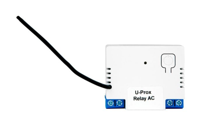 Умное реле с сухим контактом для управления приборами U-Prox Relay AC, 230V, 13А, 3 кВт, бездротове