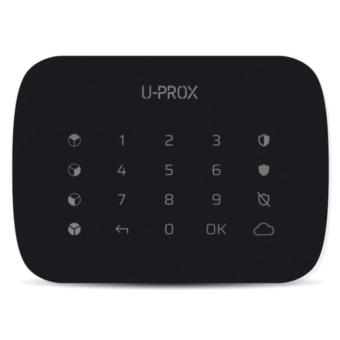 Бездротова сенсорна клавіатура U-Prox Keypad G4 Black, 4 групи, бездротовий, чорний