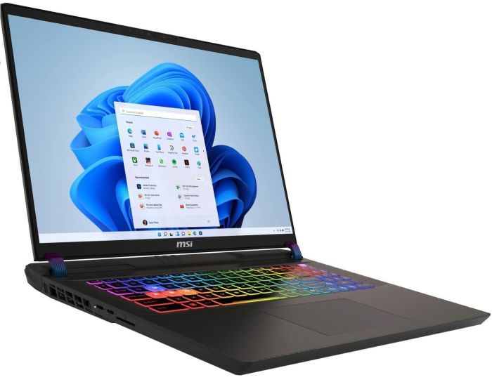 Ноутбук MSI Vector 17 HX AI A2XWJG-042UA 17" QHD+, Intel U9-275HX, 32GB, F1TB, NVD5090-24, W11, чорний