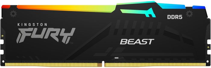 Память ПК Kingston DDR5 64GB KIT (32GBx2) 6000 FURY Beast RGB