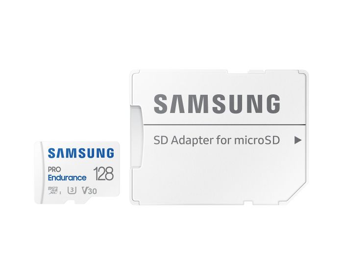 Карта памяти Samsung microSD 128GB C10 UHS-I R180MB/s PRO Endurance + SD
