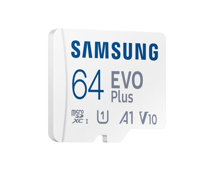Карта пам'яті Samsung microSD    64GB C10 UHS-I R130MB/s Evo Plus + SD