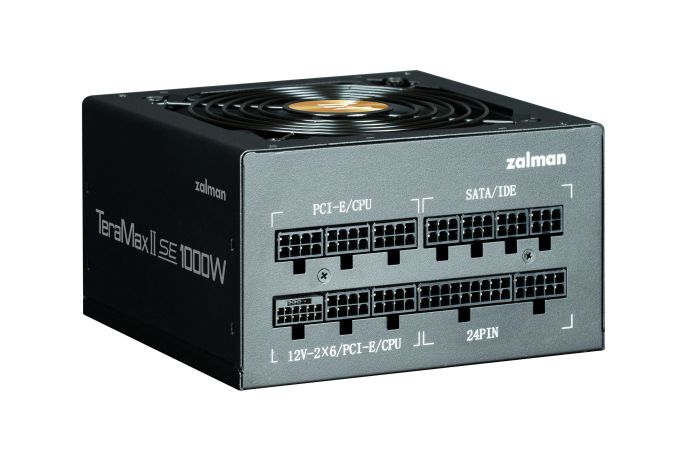 Блок питания Zalman Teramax II SE  (1000W) 89%, 80+ Gold, 120мм, 1xMB 28pin (18+10), 2xCPU(4pin+ 4pin), 3xMolex, 12xSATA, 4xPCIe 8pin(6+2), 1xPCIe GEN5 16pin, Fully Modular