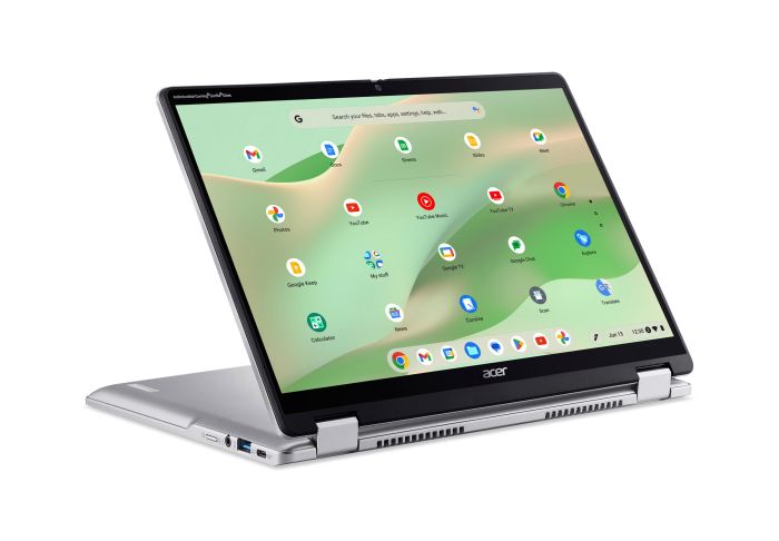Acer Notebook Chromebook Spin CP314-2HN 14" WUXGA IPS Touch, Intel i3-N305, 8GB, F256GB, UMA, ChromeOS, silver
