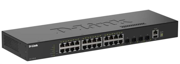 24xGE, 4xSFP+ Managed Switch. L2+ D-Link DGS-1530-28
