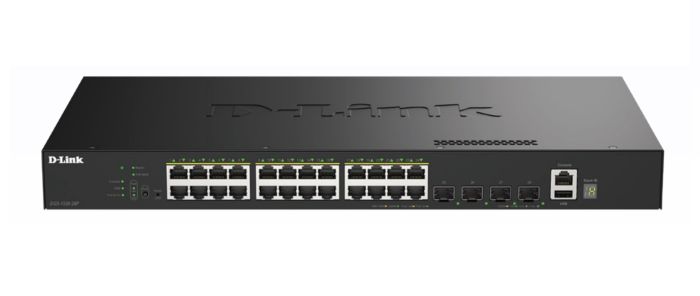 24xGE, 4xSFP+ Managed Switch. L2+ D-Link DGS-1530-28
