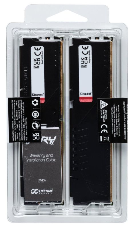 Пам'ять ПК Kingston DDR5 64GB KIT (32GBx2) 5600 FURY Beast