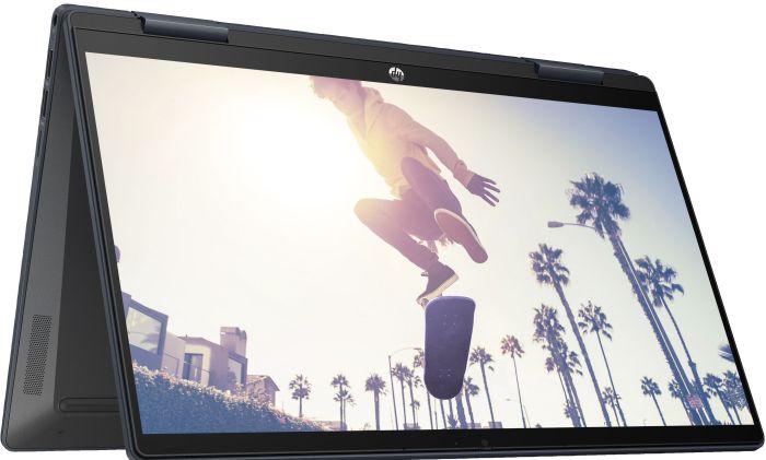 HP Notebook Pavilion x360 14-ek2006ua 14" FHD IPS Touch, Intel 3-100U, 8GB, F512GB, UMA, DOS, blue