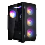 Корпус Zalman N7 PLUS V2 без БЖ, 1xUSB3.0, 2xUSB2.0, 6x120мм RGB Rainbow,  1x120мм, VGA 340мм, LCS ready, TG Side Panel, ATX, чорний