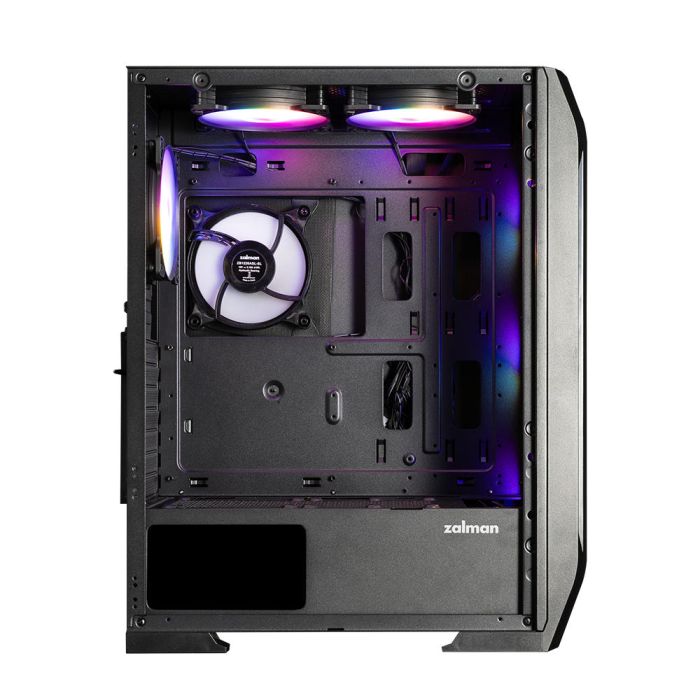 Корпус Zalman N7 PLUS V2 без БП, 1xUSB3.0, 2xUSB2.0, 6x120мм RGB Rainbow,  1x120мм, VGA 340мм, LCS ready, TG Side Panel, ATX, чёрный