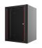 Шкаф MIRSAN 19", 20U, WTN, 600x600 мм, максимально 100 кг, черный