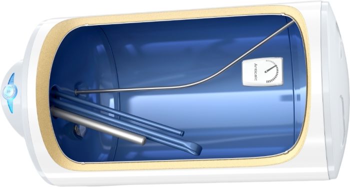 Water heater electr. TESY Anticalc REV 100 round GCR 1004424D B14 TBRC, 100 l, 2.4 kW, dry, universal mounting, mechanical control, C, white