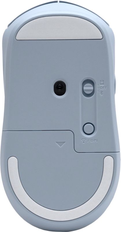 Миша HP 400 Quiet, WL/BT, блакитний