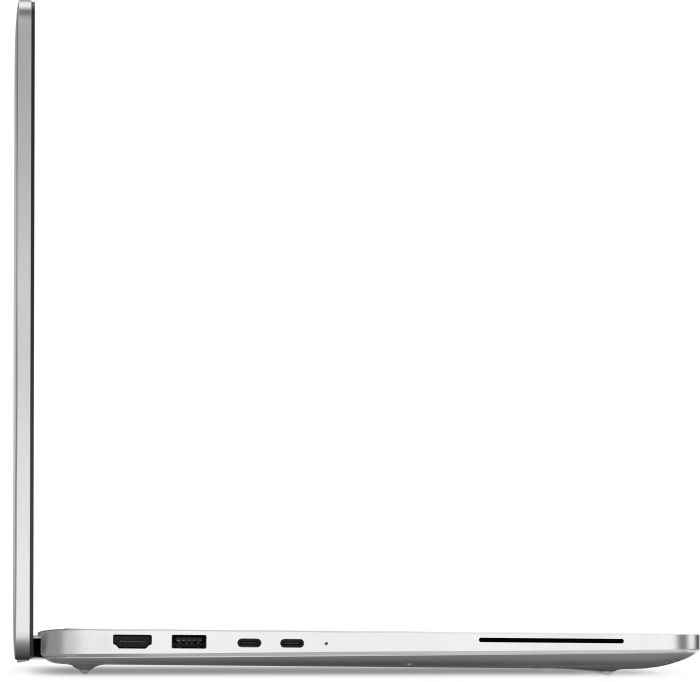 Dell Notebook Pro 16 Plus 16" FHD+ AG, Intel U7-265U, 32GB, F512GB, UMA, Win11P, silver
