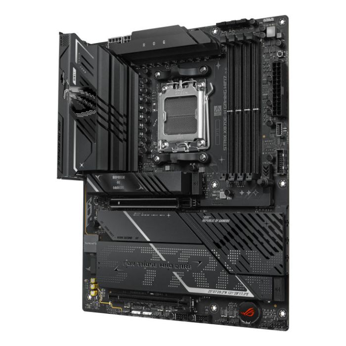 Материнcкая плата ASUS ROG STRIX X870E-H GAMING WIFI7 sAM5 X870 4xDDR5 M.2 HDMI USB Type-C WiFi BT ATX