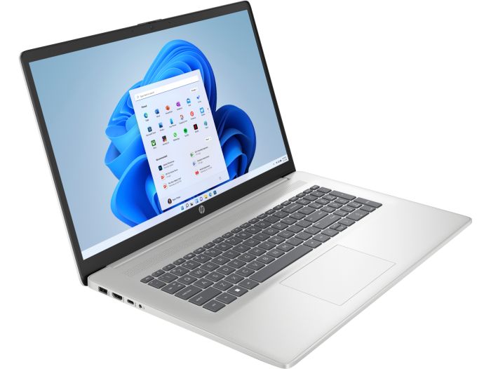 Ноутбук HP 17-cn3001ua 17.3" FHD IPS AG, Intel i5-1334U, 16GB, F1024GB, UMA, DOS, сріблястий