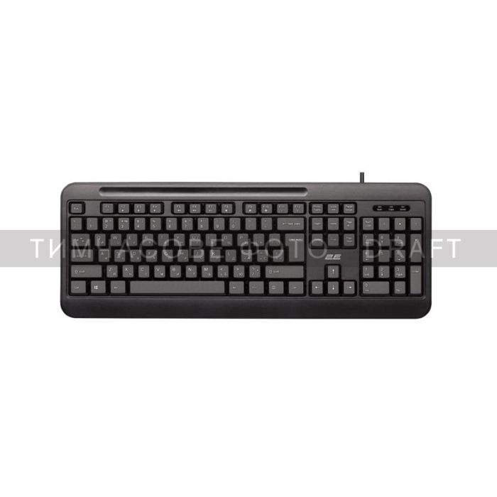 2E Keyboard membrane KM1040 104key, USB-A, EN/UK, black
