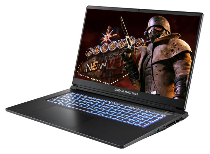 Ноутбук Dream Machines RT5070-17 17.3FHD IPS, AMD AI 7 350, 16GB, F1TB, NVD5070-8, DOS, черный