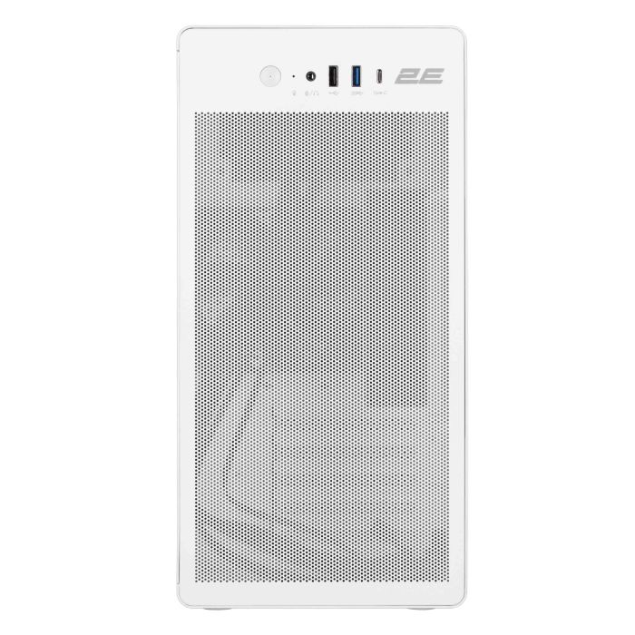 Корпус 2E Credo V285W без БЖ, 1xUSB3.0, 1х USB 2.0, 1xUSB Type-C, 1x120мм, VGA 300мм, mATX, білий