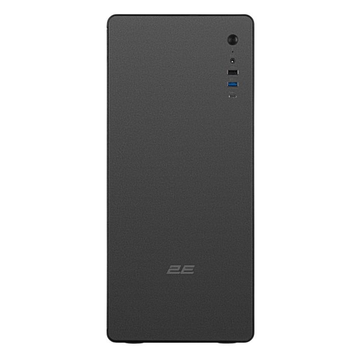Корпус 2E Credo V500B без БЖ, 1xUSB3.0, 1х USB 2.0, 1xUSB Type-C, 1x120мм, VGA 310мм, ATX, чорний