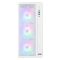 , PC case 2E GAMING Credo Plus V510W without PSU, 1xUSB3.0, 1х USB 2.0, 1xUSB Type-C, 4x120mm RGB Rainbow, VGA 310mm, TG Side Panel, ATX, white 2E Gaming 2E-V510W